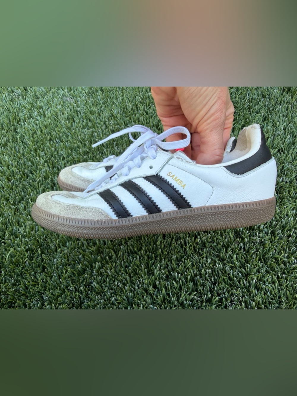 adidas Samba kids Classic White Black Sneakers 1 - Picture 8 of 10
